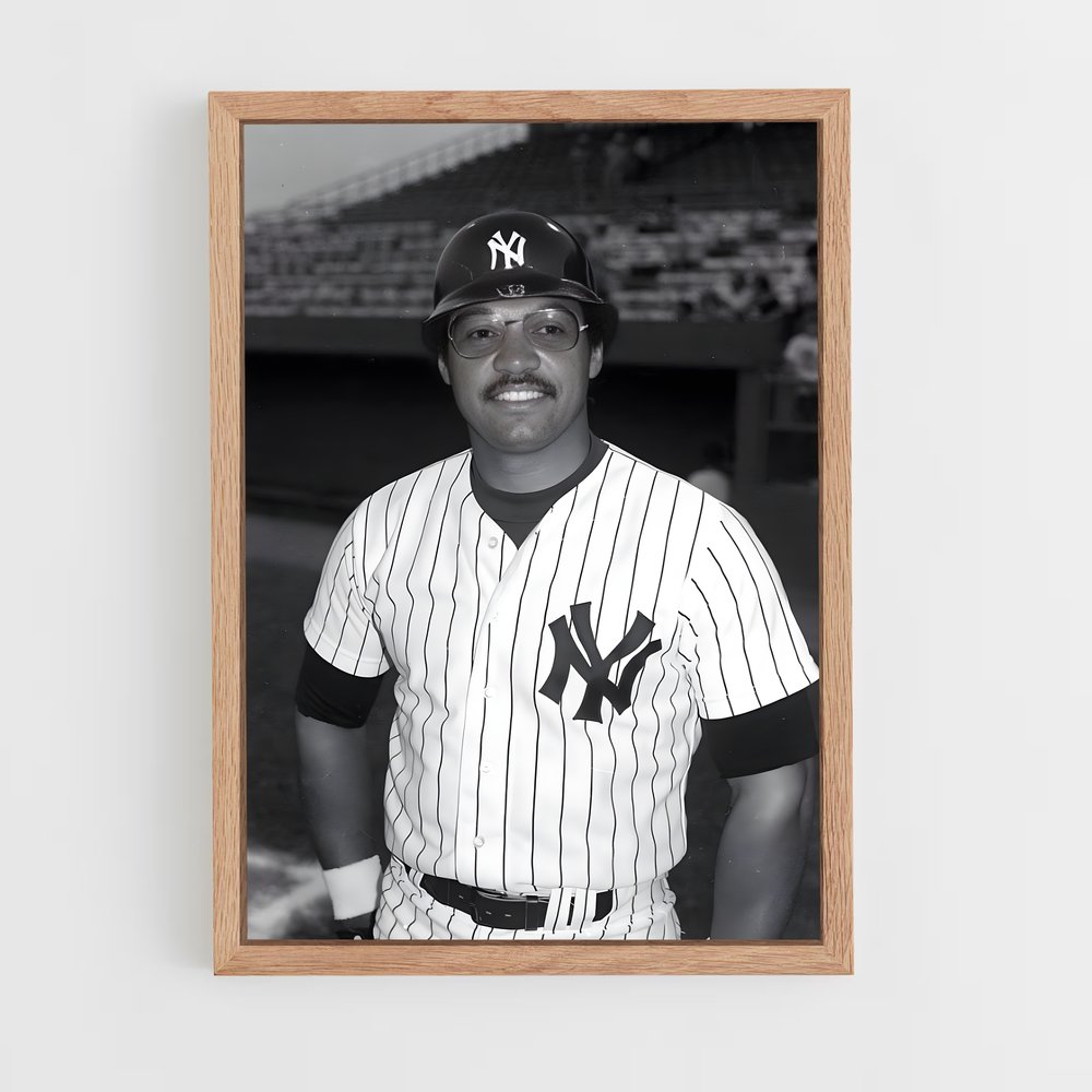 Poster Reggie jackson run – affiche Baseball (vue 4)